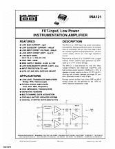 DataSheet INA121 pdf